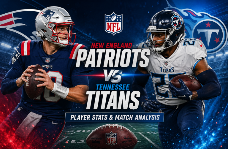 New England Patriots vs Tennessee Titans Match Player Stats