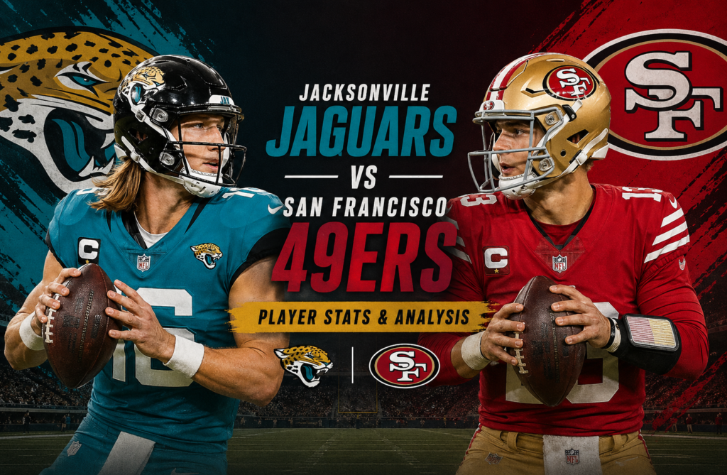Jacksonville Jaguars vs San Francisco 49ers Match Player Stats