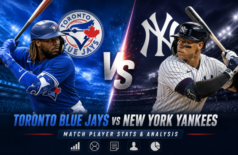 Toronto Blue Jays vs New York Yankees Match Player Stats