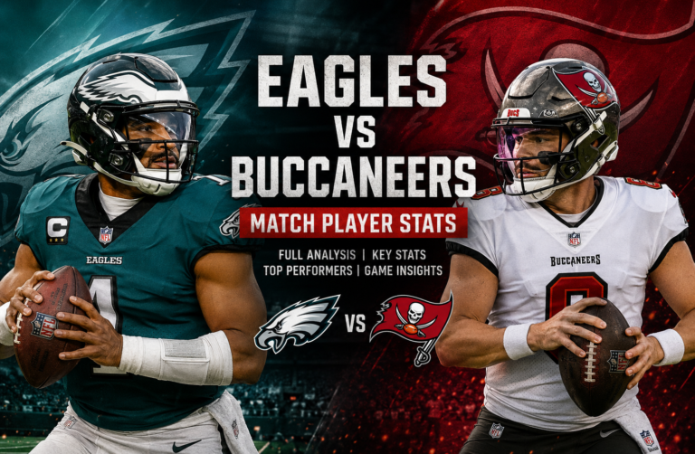 Eagles vs Buccaneers Match Player Stats