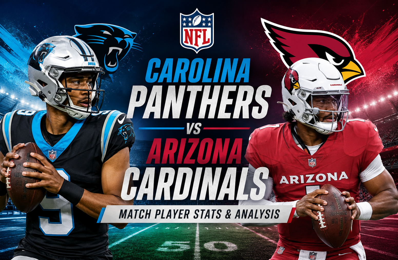 Carolina Panthers vs Arizona Cardinals Match Player Stats