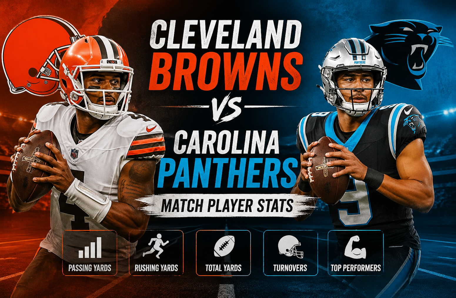 Cleveland Browns vs Carolina Panthers Match Player Stats