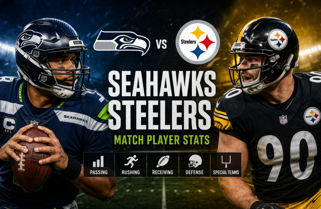 Seattle Seahawks vs Pittsburgh Steelers Match Player Stats