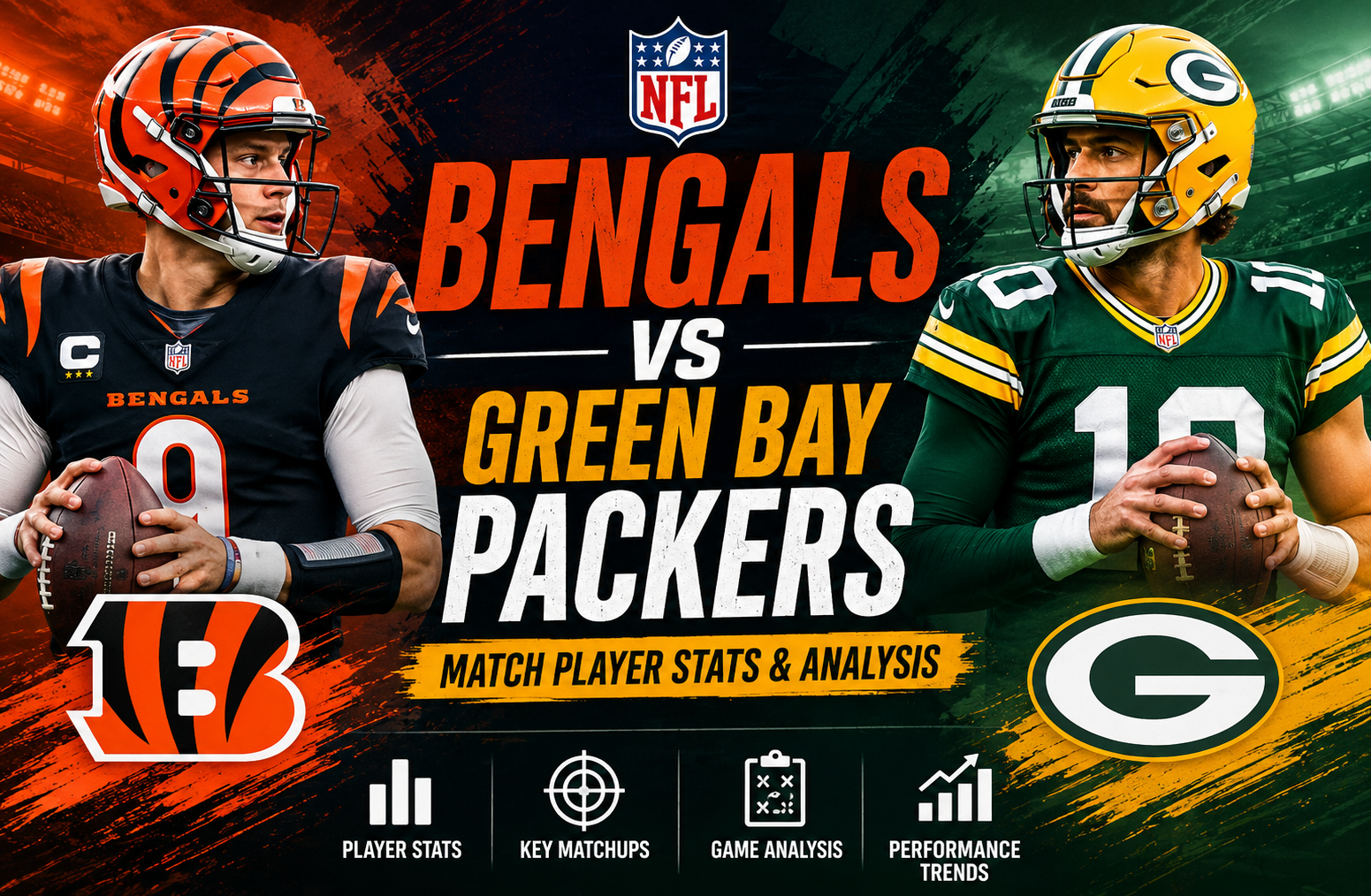 Bengals vs Green Bay Packers Match Player Stats
