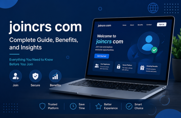 joincrs com: Complete Guide, Benefits, and Insights